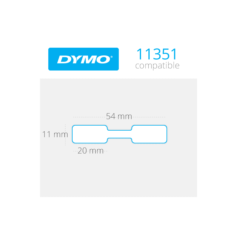 11351 Dymo etiquetas compatibles