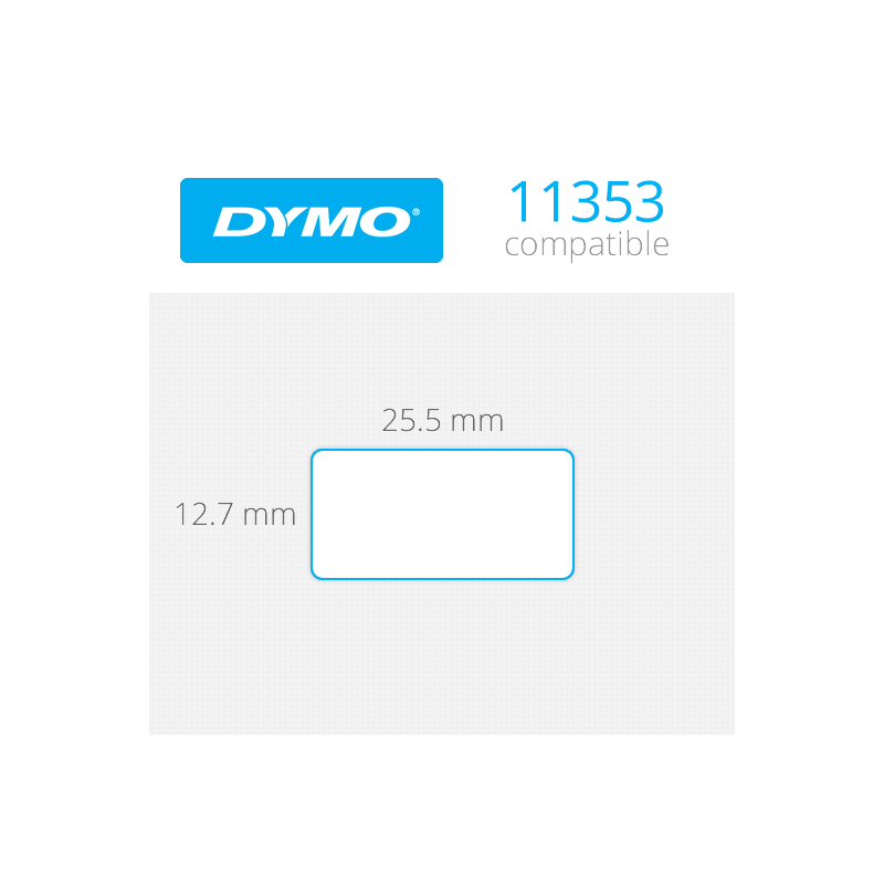 11353 Dymo etiquetas compatibles