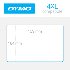4xl Dymo etiquetas compatibles