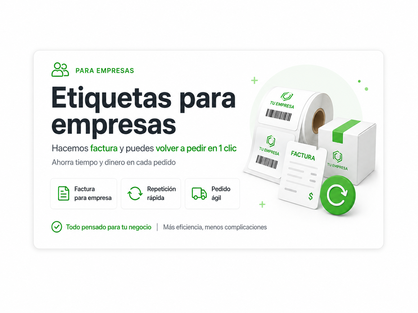 Etiquetas para empresas home
