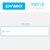 99018 Dymo Etiquetas compatibles