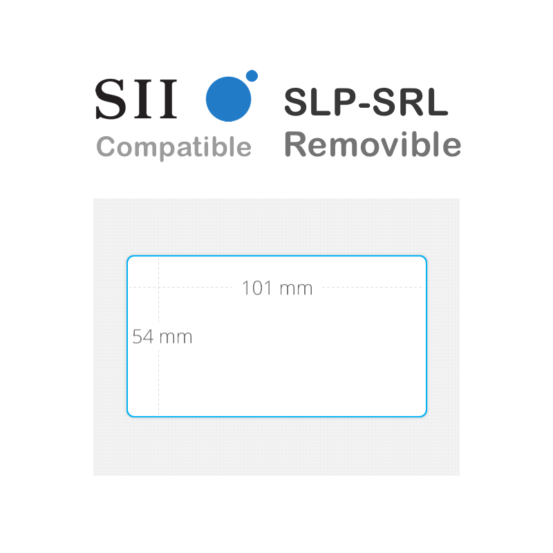 Seiko SLP-SRL Etiquetas Removibles Compatibles 101x54mm