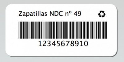 Etiquetas código de barras. Perfectas para nuevas producciones y lotes.